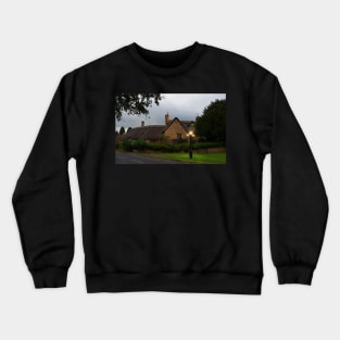 Chipping Campden, The Cotswolds, England at twilight Crewneck Sweatshirt